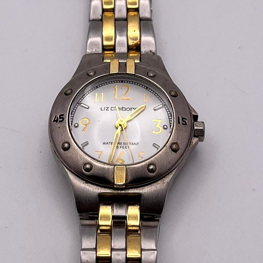 Gold & silver liz claiborne watch